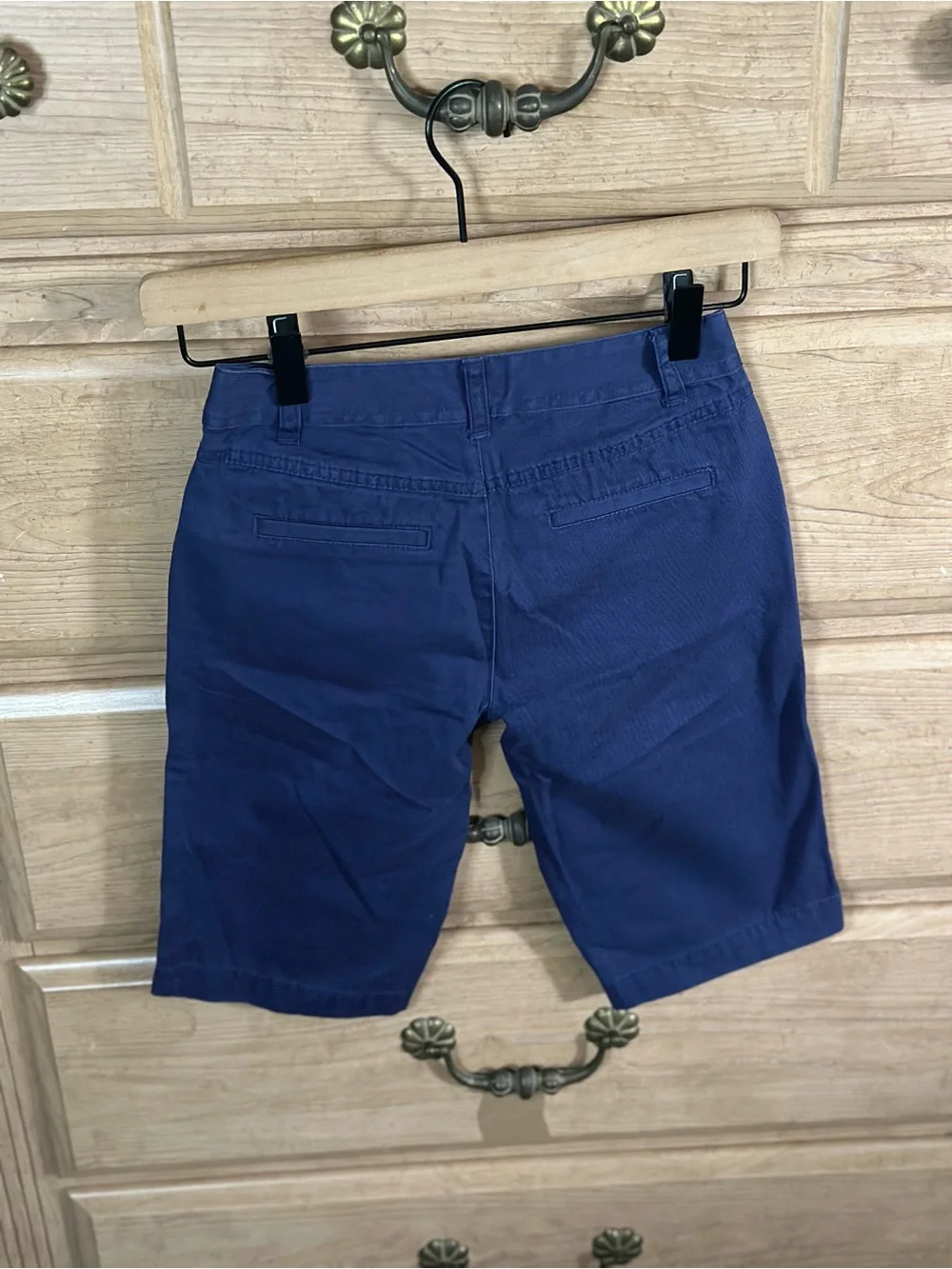 Justice | Long Blue Jean Chino Shorts | Size 12 Slim #Jorts